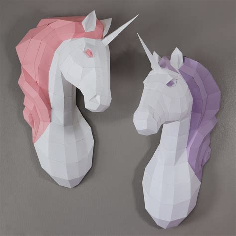 Papercraft Unicorn Template Free
