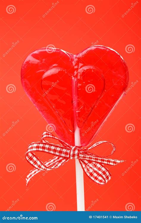 Heart Shaped Lollipop Stock Image Image Of Color Cavities 17401541