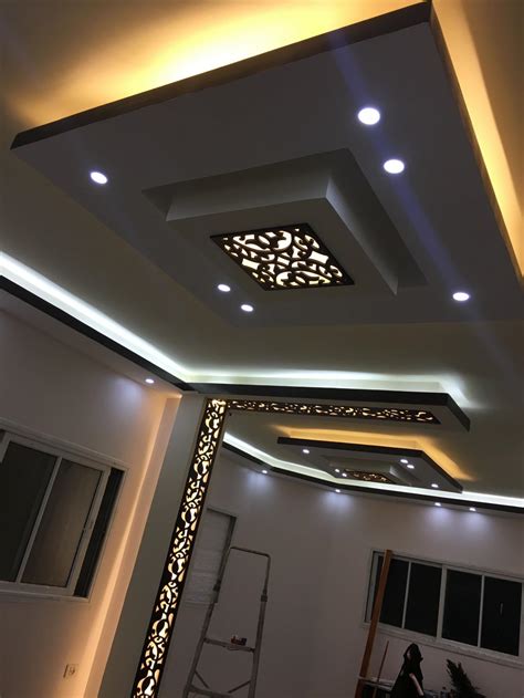 This technique is also suitable for a discreet bedroom setting. احدث ديكورات اسقف , اجمل الاسقف الجبس 2020 صور جميلة