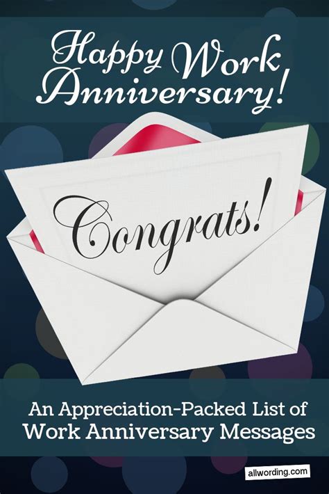 An Appreciation Packed List Of Work Anniversary Messages Work