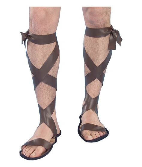 Gladiator Roman Greek Hercules Spartan Medieval Mens Costume Sandals 721773574979 Ebay