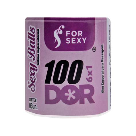 100dor 6x1 Sexy Ball Bolinha Anal 03 Unidades For Sexy Seduction Sex Shop