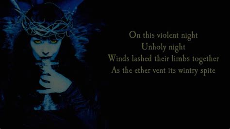 Cradle Of Filth Beneath The Howling Stars Lyrics Youtube