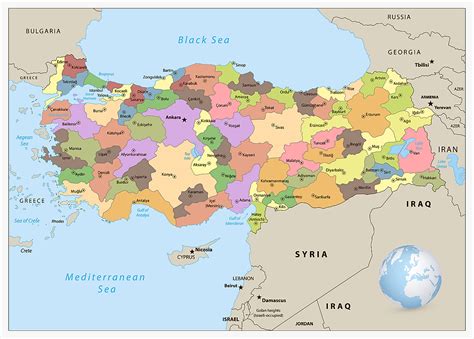 Mapas De Turquía Atlas Del Mundo