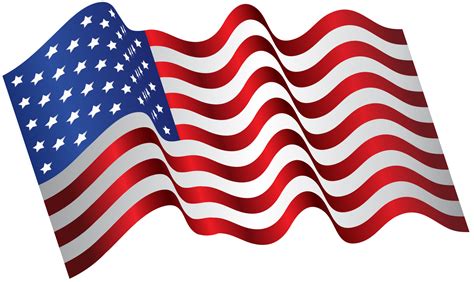Download Waving American Flag Png Png And  Base