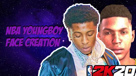 Nba Youngboy Face Creation In Nba 2k20 3️⃣🎱 👶🏽 Youtube