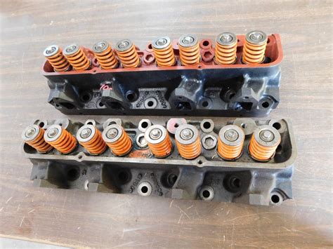 Ford Fe Cylinder Heads C3ae 6090 C 406 3x2 Tri Power For Sale Online