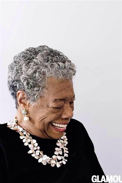 As a teenager, maya angelou earned a scholarship to study dance and drama at the california labor school, but she briefly dropped out when she was 16 to become a cable car conductor in san. Maya Angelou | Gorgeous gray hair, Older women hairstyles, Maya angelou