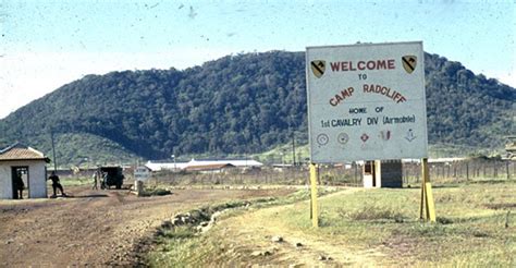 Camp Radcliff Gate Close To An Khe Vietnam Entry Gate Of The Camp