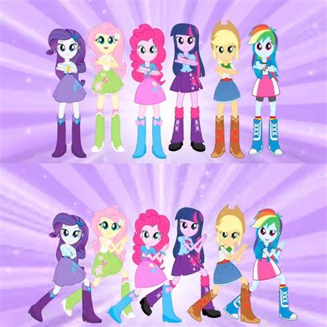 Little Poni My Little Pony Comic Tv Characters Movie Game Twin