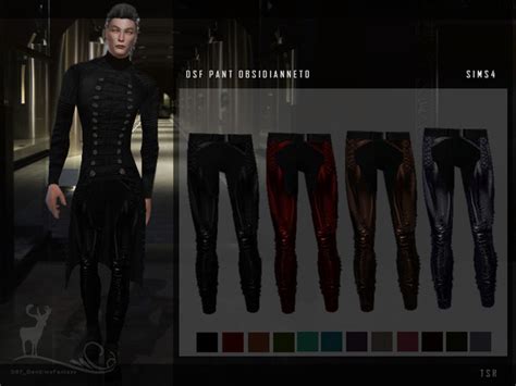 Dansimsfantasys Dsf Pant Obsidianneto Sims 4 Mods Clothes Sims 4 Sims