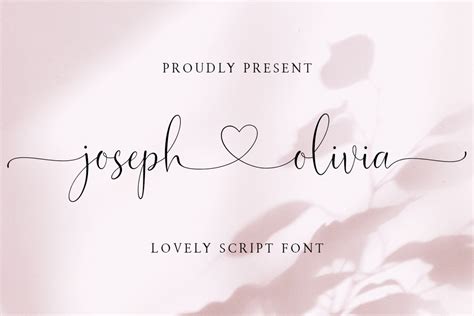 Joseph Olivia Calligraphy Script Font Dafont Free
