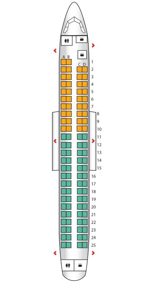Embraer 190 Seat Map Map Of The World