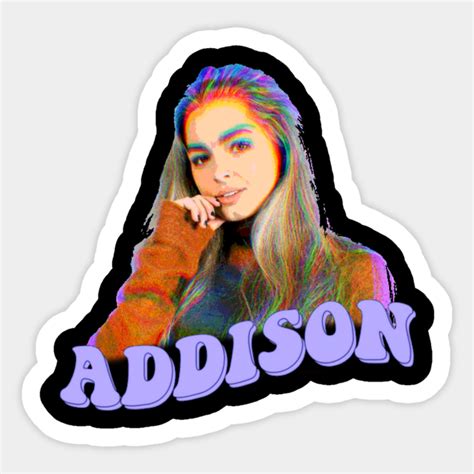 Addison Rae Addison Rae Tiktok Sticker Teepublic