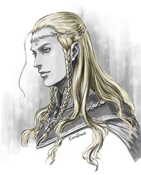 Finrod By Kamehame Tolkien Elves Jrr Tolkien Lotr Elf Drawings Ai