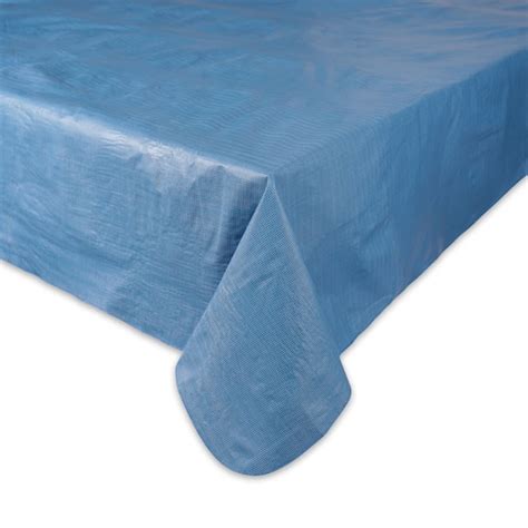 Solid Blue Vinyl Tablecloth 60 X 102 Michaels