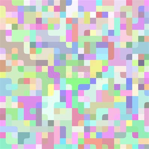 Abstract Light Colorful Vector Pixel Horizontal Technology Background