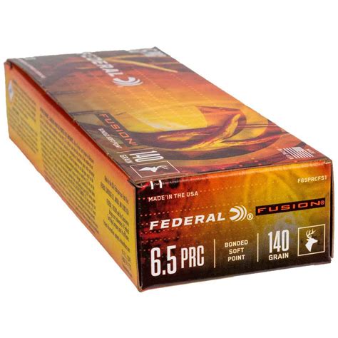 Federal Fusion 65 Prc 140gr Sp Rifle Ammo 20 Rounds Sportsmans