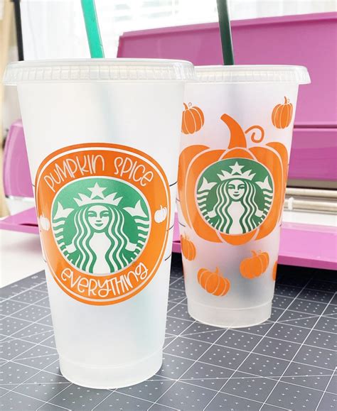 Diy Fall Starbucks Cold Cup Vinyl Decal Pineapple Paper Co