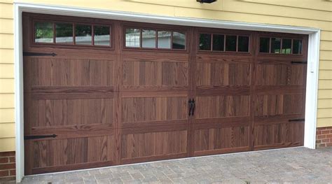 Stamped Carriage House Garage Door Gives New Curb Appeal In The West End