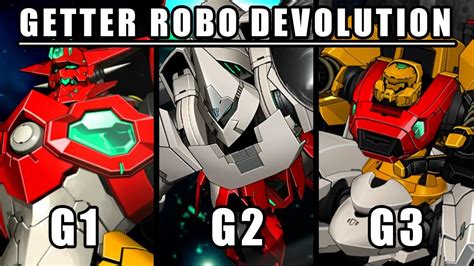 Getter Robo Devolution 1 2 3 Explained Mecha Encyclopedia Youtube