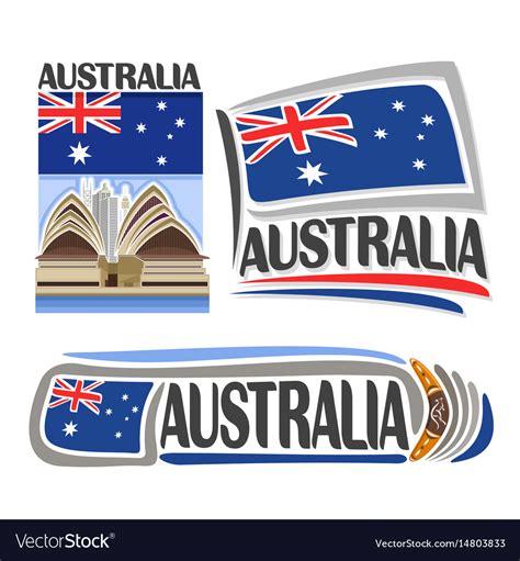 Logo Australia Royalty Free Vector Image Vectorstock