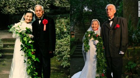 Chinese Couple Relive Wedding 70 Years Later Cnn