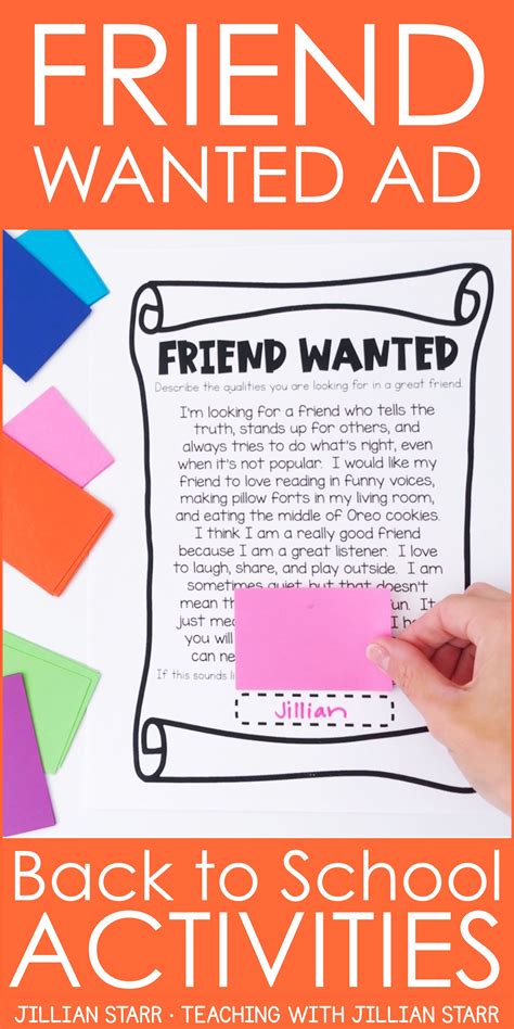 Favorite Back To Babe Activity Friend Wanted Ads Artofit
