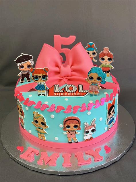 Lol Dolls Birthday Cake — Skazka Desserts Bakery Nj Custom Birthday Cakes Cupcakes Shop