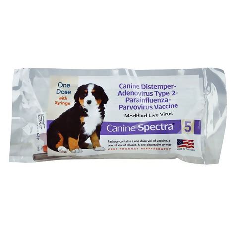 Canine Spectra 5 Dog Vaccine 1 Dose On Sale Healthypets