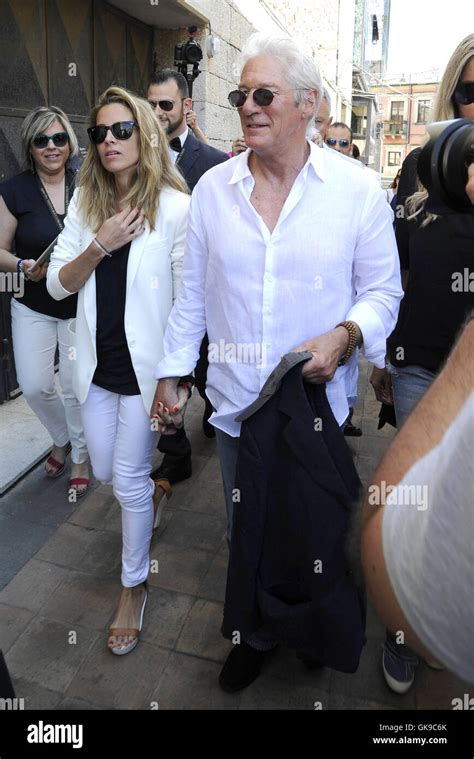 Richard Gere And Girlfriend Alejandra Silva In Taormina For The Nd Taormina Film Festival