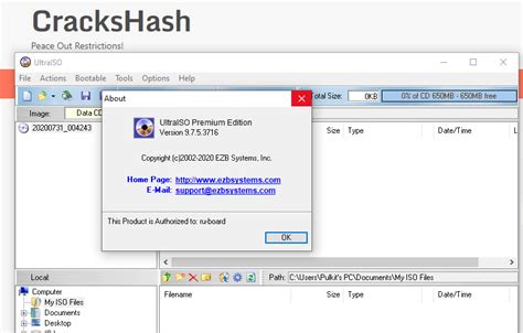 Ile cd/dvd iso dosyası açma yazma programıdır örnek indirdiğiniz iso bin nrg msd isz dmg. UltraISO Premium Edition 9.7.5.3716 + Fix | CracksHash
