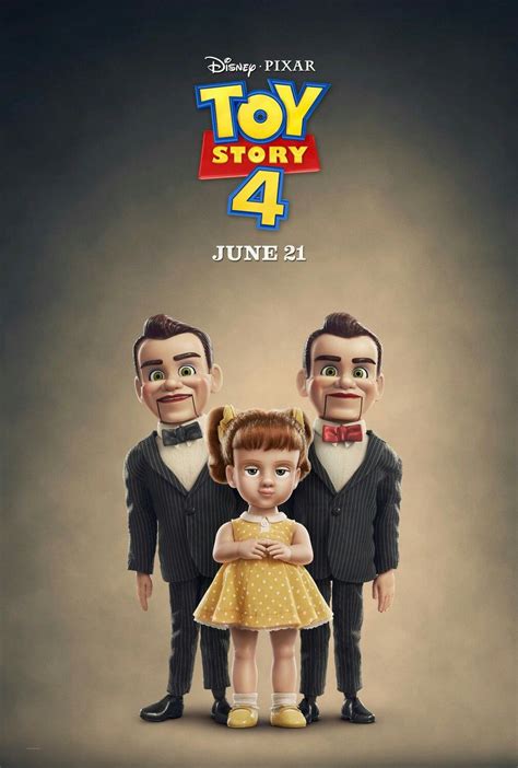 New Character Poster For Toy Story 4 Pixar Desenhos Poster Para