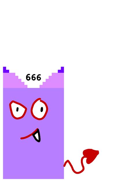 Numberblock 666 The Devil Rnumberblocks