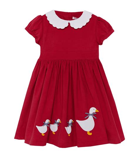 Trotters Red Duck Appliqué Jemima Dress 1 24 Months Harrods Uk