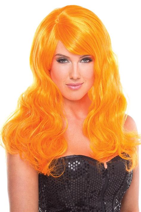 Burlesque Wig Orange Wigs Lionellanet