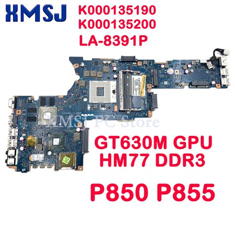 Xmsj For Toshiba Satellite P850 P855 K000135190 K000135200 La 8391p