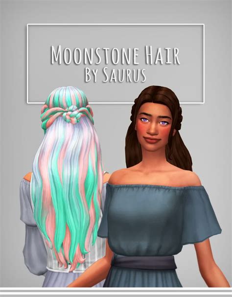 🎃happy Simblreen V Moonstone Hairs🎃 Saurus On Patreon Sims 4 Maxis