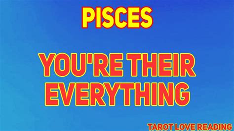 Pisces July 2021 Tarot Love Reading Youre Their Everything Youtube