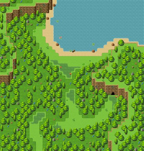 Pixel Art Game Map
