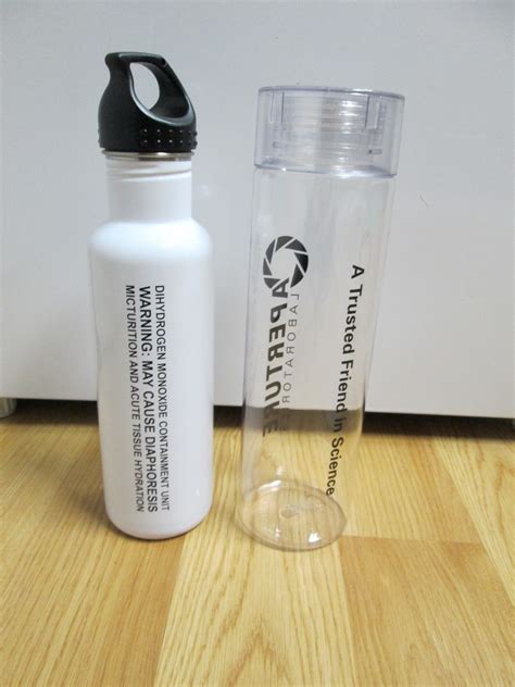 Aperture Laboratories Water Bottle Back By Lonewolf159753 On Deviantart