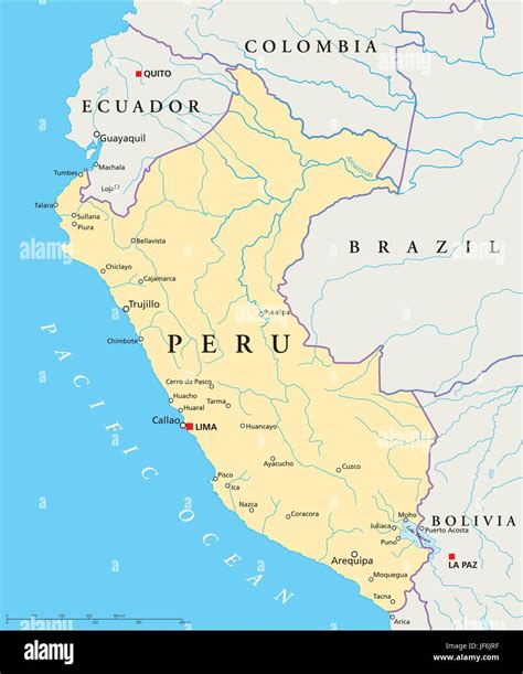 América Del Sur Perú Mapas Atlas Mapa Del Mundo Viajes Político