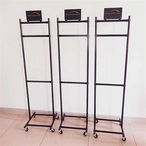 2 Tiered Bold Hair Extension Display Rack For Fredrik From France