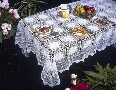 Crochet Tablecloth Patterns Free Printable New Angles Tablecloth