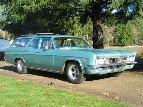 1966 Chevrolet Impala 9 Pass Station Wagon For Sale