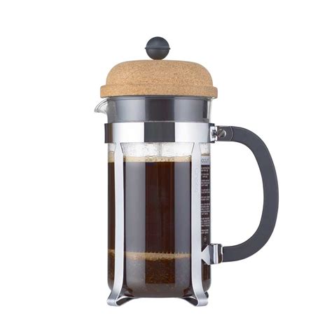 Bodum Chambord French Press With Cork Top Lid 8 Cup 34 Oz 1 L