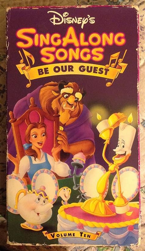 Disney Sing Along Songs Vhs Lot Of 14 Vol 6 8 11 Be Our Guest Under