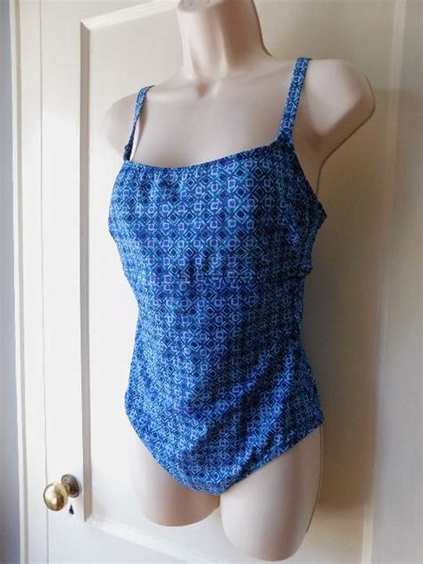 1990s 90s one piece lands end swimsuit bathing suit 90s grunge one piece lands end