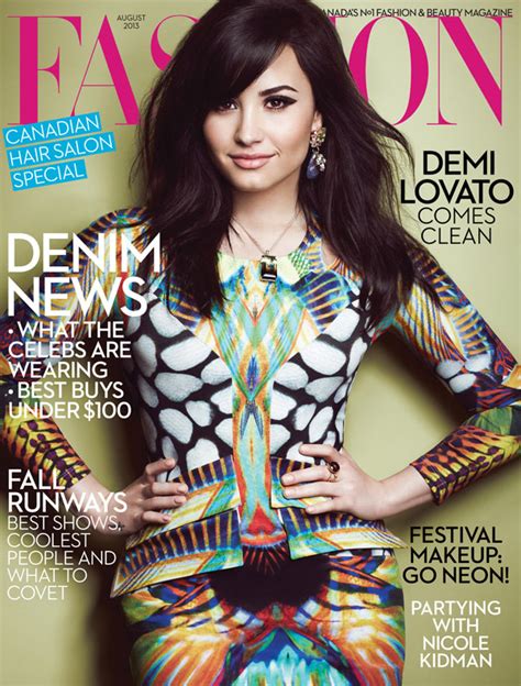 Demi Lovato Covers Demi Lovato Fashion Magazine 2013