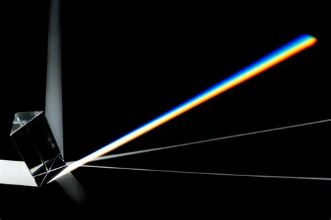 Prism Splitting White Light Into A Spectrum Lightspectrum